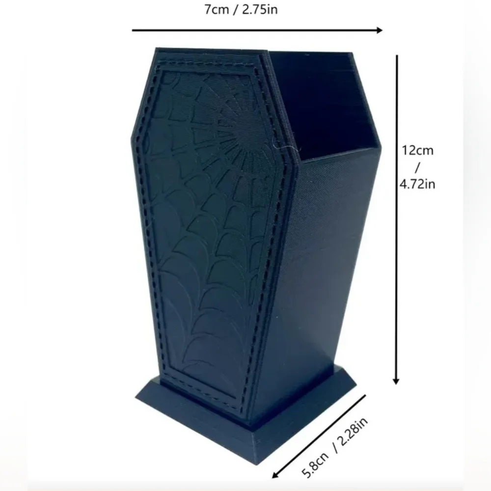 Gothic Coffin Makeup Brush Holder